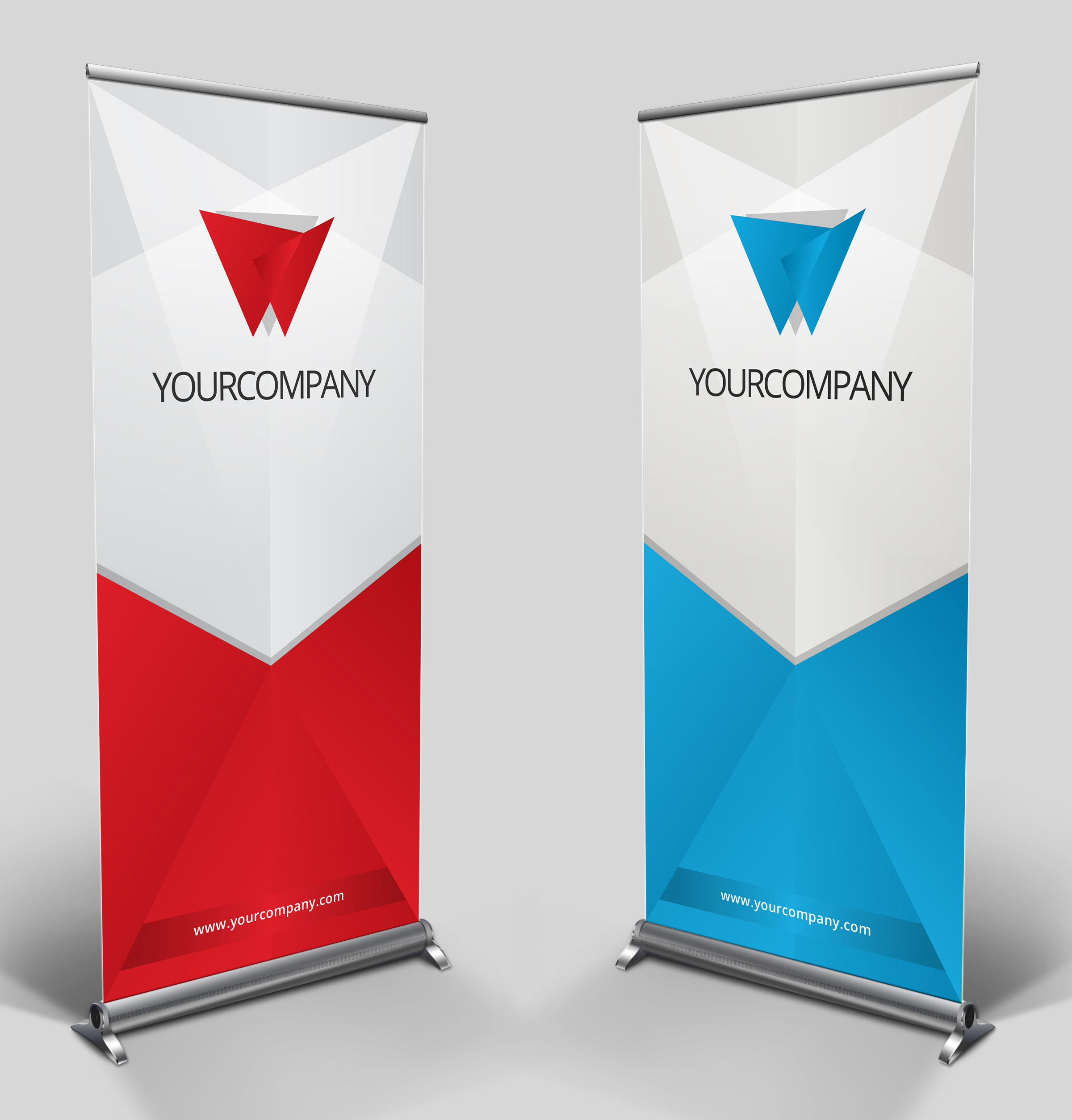 Pellicola rigida in PVC per banner roll up